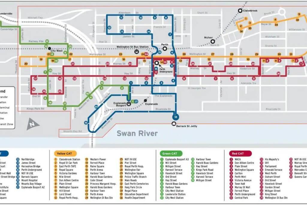 City & Lakeside With Free Parking, Pool And 10 Mins Walk Into The City 珀斯 外观 照片
